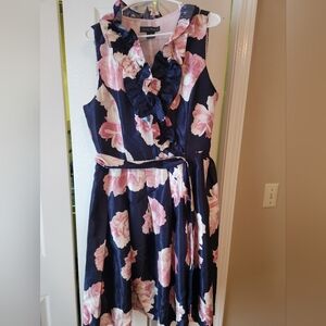 Jessica Howard Navy and Pink Floral Dress